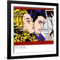 In the Car, c.1963-Roy Lichtenstein-Framed Art Print