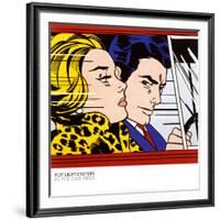 In the Car, c.1963-Roy Lichtenstein-Framed Art Print