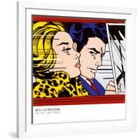 In the Car, c.1963-Roy Lichtenstein-Framed Art Print