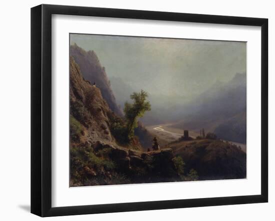 In the Caucasus Mountains, 1879-Lev Felixovich Lagorio-Framed Giclee Print