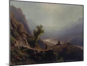 In the Caucasus Mountains, 1879-Lev Felixovich Lagorio-Mounted Giclee Print