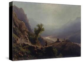 In the Caucasus Mountains, 1879-Lev Felixovich Lagorio-Stretched Canvas