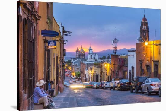 In the Centro District of San Miguel De Allende, Mexico-Chuck Haney-Stretched Canvas