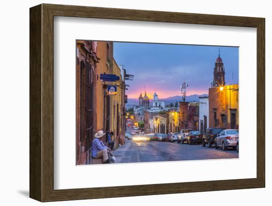 In the Centro District of San Miguel De Allende, Mexico-Chuck Haney-Framed Photographic Print