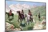 In the Cheyenne Country, 1896-John Hauser-Mounted Giclee Print