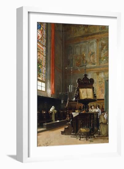In the Choir-Giovanni Battista Torriglia-Framed Giclee Print