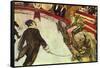 In the Circus-Henri de Toulouse-Lautrec-Framed Stretched Canvas