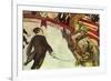 In the Circus-Henri de Toulouse-Lautrec-Framed Art Print