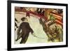 In the Circus-Henri de Toulouse-Lautrec-Framed Art Print