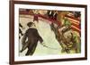 In the Circus-Henri de Toulouse-Lautrec-Framed Premium Giclee Print