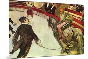 In the Circus-Henri de Toulouse-Lautrec-Mounted Premium Giclee Print