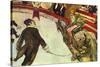 In The Circus-Henri de Toulouse-Lautrec-Stretched Canvas