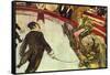 In The Circus-Henri de Toulouse-Lautrec-Framed Stretched Canvas