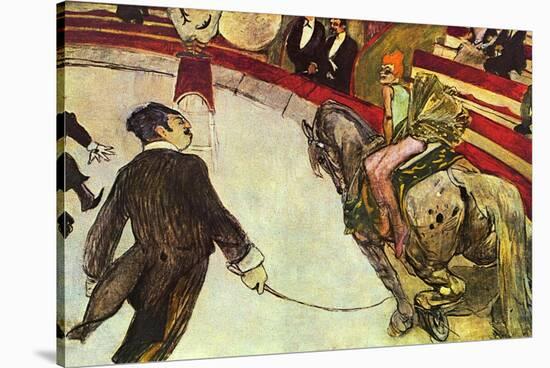 In The Circus-Henri de Toulouse-Lautrec-Stretched Canvas