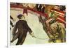 In The Circus-Henri de Toulouse-Lautrec-Framed Art Print