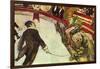 In The Circus-Henri de Toulouse-Lautrec-Framed Art Print