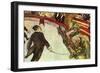 In The Circus-Henri de Toulouse-Lautrec-Framed Premium Giclee Print