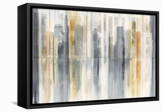 In the City-Susan Jill-Framed Stretched Canvas