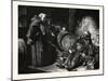 In the Cloister Cellar-Eduard Grutzner-Mounted Giclee Print