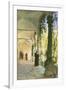 In the Cloisters of Santa Maria Jesus Monastery, in Taormina, 1885-Peder Mork Monsted-Framed Giclee Print