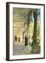 In the Cloisters of Santa Maria Jesus Monastery, in Taormina, 1885-Peder Mork Monsted-Framed Giclee Print