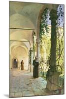 In the Cloisters of Santa Maria Jesus Monastery, in Taormina, 1885-Peder Mork Monsted-Mounted Giclee Print