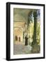 In the Cloisters of Santa Maria Jesus Monastery, in Taormina, 1885-Peder Mork Monsted-Framed Giclee Print