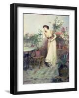 In the Conservatory, 1894-William Quiller Orchardson-Framed Giclee Print