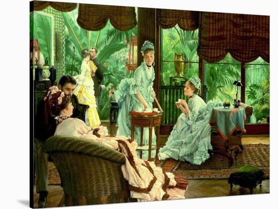 In the Conservatory (The Rivals), 1875-8-Sir Lawrence Alma-Tadema-Stretched Canvas