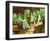 In the Conservatory-James Tissot-Framed Giclee Print