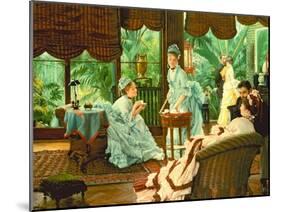 In the Conservatory-James Tissot-Mounted Giclee Print