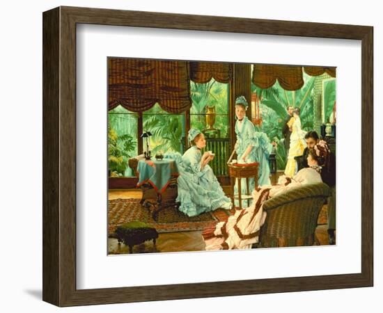 In the Conservatory-James Tissot-Framed Giclee Print