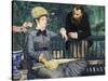 In the Conservatory-Edouard Manet-Stretched Canvas