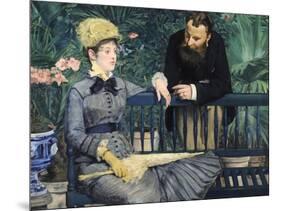 In the Conservatory-Edouard Manet-Mounted Giclee Print