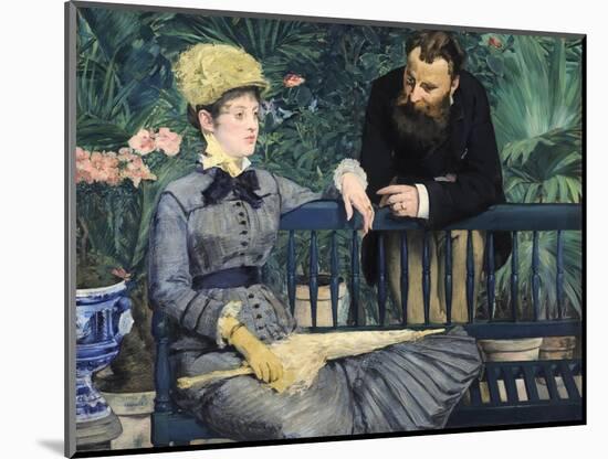 In the Conservatory-Edouard Manet-Mounted Giclee Print
