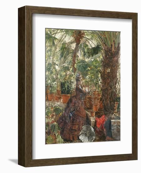 In the Conservatory-Edouard Frederic Wilhelm Richter-Framed Giclee Print