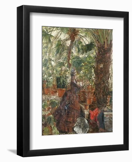 In the Conservatory-Edouard Frederic Wilhelm Richter-Framed Giclee Print