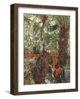 In the Conservatory-Edouard Frederic Wilhelm Richter-Framed Giclee Print