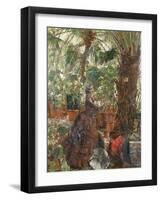 In the Conservatory-Edouard Frederic Wilhelm Richter-Framed Giclee Print