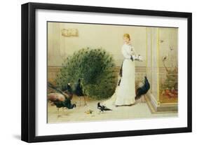 In the Conservatory-Heywood Hardy-Framed Giclee Print