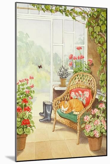 In the Conservatory-Lavinia Hamer-Mounted Giclee Print