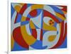 In the Continuity is the Word, 1988 (Acrylic on Board)-Ron Waddams-Framed Giclee Print