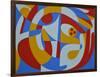 In the Continuity is the Word, 1988 (Acrylic on Board)-Ron Waddams-Framed Giclee Print