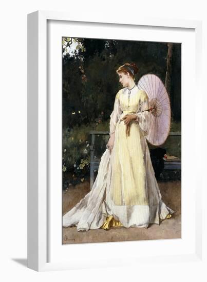 In the Country-Alfred Emile Léopold Stevens-Framed Giclee Print