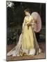 In the Countryside (Lady with Umbrella)-Alfred Emile Léopold Stevens-Mounted Giclee Print