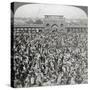 In the Court of the Jumma Mosque, Delhi, India, 1903-Underwood & Underwood-Stretched Canvas