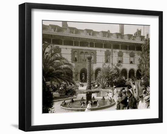 In the Court of the Ponce De Leon, St. Augustine, Fla.-null-Framed Photo