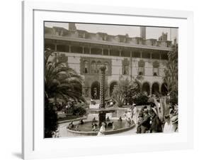 In the Court of the Ponce De Leon, St. Augustine, Fla.-null-Framed Photo