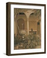 In the Courtyard-David Parks-Framed Art Print