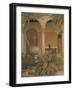 In the Courtyard-David Parks-Framed Art Print